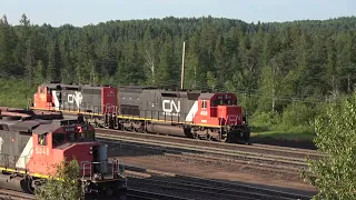 Railfanning CN's Rainy, Missabe, & Iron Range Subdivisions (July 8 & 9, 2023)