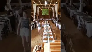 Setting up Wedding Table Layout