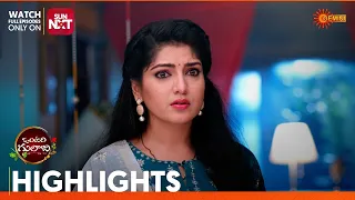 Vontari Gulabi - Highlights of the day | Watch full EP only on Sun NXT | 27 May 2024 | Gemini TV