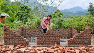 The way the girl built a pig pen with cement and bricks, do you have a better plan?