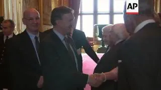 Irish president meets Queen at Windsor Castle during state visit