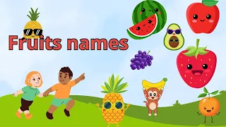 Fruits names for kids | Learn English | Betty Channel | 2024