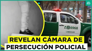 Revelan cámara de persecución policial: Impactante operativo termina con dos detenidos