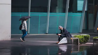 Rainy Day POV Street Photography | Insta360 GO2