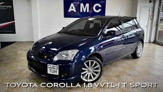 Toyota Corolla 1.8 VVTL-i T Sport Walkthrough