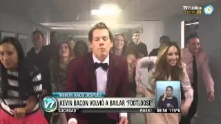 Visión 7: Kevin Bacon volvió a bailar "Footloose"