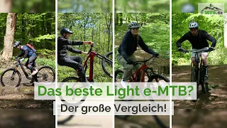 Light e-MTB Test 2023 🚵 | e-Mountainbike Vergleich | Specialized vs. Giant vs. R Raymon vs. Focus