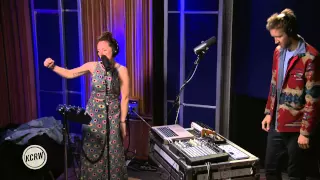 Sylvan Esso performing "H.S.K.T." Live on KCRW