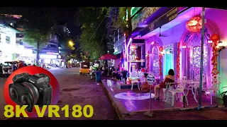 REDLIGHT DISTRICT PHNOM PENH massage parlours and bars 8K 4K VR180 3D (Travel Videos ASMR Music)