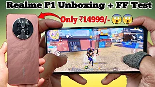 Realme P1 5G Unboxing With Free Fire Test ||  Realme P1 5G FF Heating + Battery Drain Test..