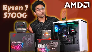 AMD Ryzen 7 5700G PC Build 🚀 | Budget Gaming & Editing PC Build 2022 🔥 | No Graphic Card 🤯