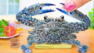 🦀 How To Make Tasty Thai Crab Curry in Miniature Kitchen with Mini Yummy - ASMR Cooking