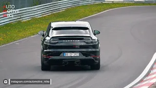 2021 PORSCHE CAYENNE COUPE GTS PUSHING HARD ON THE NÜRBURGRING