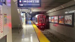 SF Muni Siemens 2065 Test train at Van Ness Station