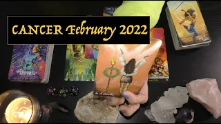 Cancer FEBRUARY 2022 "New love! Don't over-nurture!" ☯️  Tarot, Charms & Astro Overview