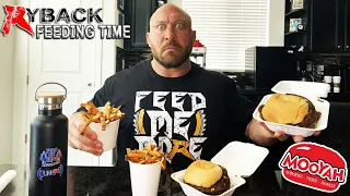 Ryback Feeding Time: Mooyah Burger Double Blackbean Burgers with Double Fries
