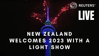 LIVE: New Zealand welcomes 2023 with a light show