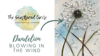 Dandelion Blowing in the Wind (Glass Art Resin Tutorial)