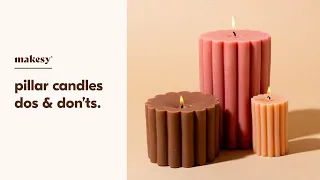 guide to making pillar candles 😇 do's & don'ts candle making basics
