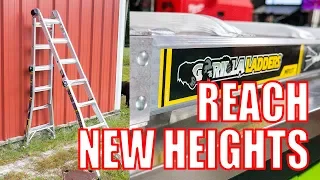 Gorilla Ladders MPX17 Aluminum 18ft Multi-Position Ladder