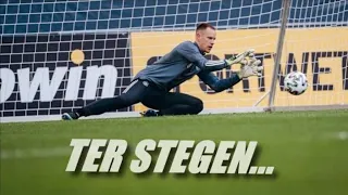 Barcelona Wall Training Ter Stegen ll 2021 HD