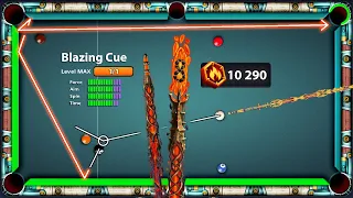 1500 Cash = 10290 Tokens = LEVEL 1 to LEVEL MAX of BLAZING Animated Cue - 8 ball pool GamingWithK