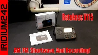 Retekess V115 AM FM SW MP3 Radio