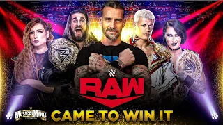 Wwe Raw "I CAME TO WIN IT" 4th Official Theme Song (Wwe MusicalMania)