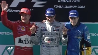 Your Favourite Malaysian Grand Prix - 2003 Raikkonen's First Win, Alonso's First Podium