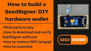 How to build a SeedSigner: DIY bitcoin hardware wallet