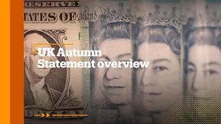 UK Finance Minister Jeremy Hunt delivers autumn statement