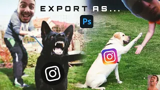 Как постить фоточки в Instagram без потери качества? Урок по экспорту в Photoshop.