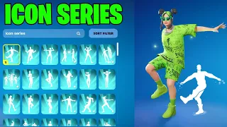 All *NEW* Fortnite Icon Series Dances & Emotes! (Billie Eilish - Bad Guy, You Should See Me)