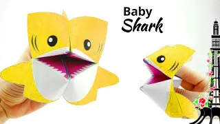 HANDMADE EASY PAPER SHARK | Crafts For Kids | Paper Origami -Lahori Crafties