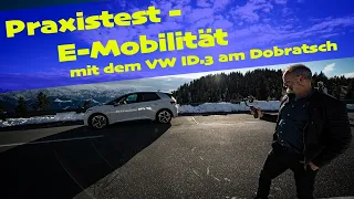 Fahrerlebnis Elektromobilität - mit dem VW ID.3 auf dem Dobratsch