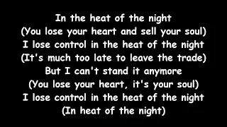 Sandra - In The Heat Of The Night (Lyrics)