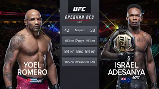 Исраэль Адесанья vs Йоэль Ромеро БОЙ в UFC / UFC 248