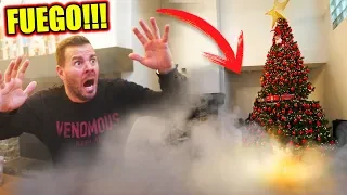 SE NOS QUEMA EL ÁRBOL DE NAVIDAD!! Itarte Vlogs