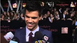 Taylor Lautner Gushes About Handprint Ceremony With Robert and Kristen