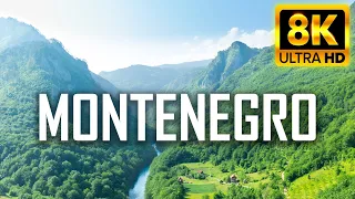 🇲🇪Montenegro In 8K UHD| Beautiful Places in Montenegro You Have to See With Relaxing & Calm Music