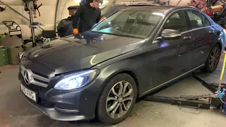 Mercedes W205 C class C220 C250d servicing