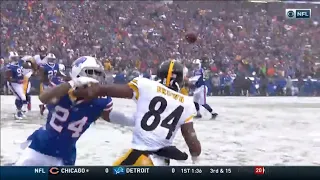 Antonio Brown vs Stephon Gilmore & Ron Darby (2016) | WR vs CB Matchup