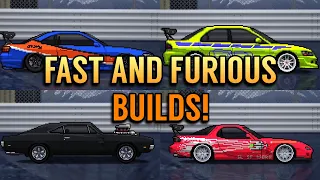 FAST AND FURIOUS BUILDS PT2 - Pixel Car Racer