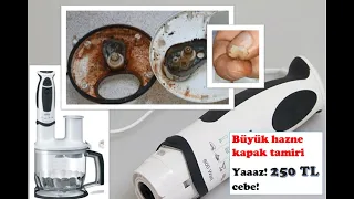 Mutfak Robotu Bıçağı Dönmüyor / Braun Büyük Hazne Kapağı Tamiri