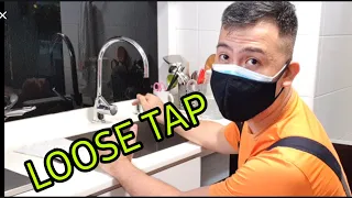 The Punggol Handyman : Tightening a Loose Tap. Easy DIY