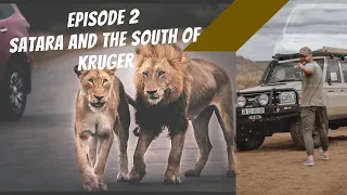 Kruger National Park: Ep 2 - Satara & the South of Kruger | Strong Winds and an Epic Lion Encounter