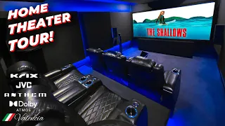 AMAZING 9.4.6 Home Theater Tour 2023!!  // 18" MONSTER SUBS KRIX / Anthem / JVC / Valencia Seating