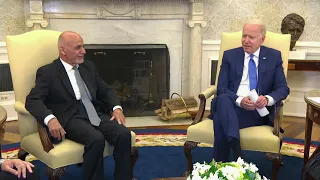 President Biden Welcomes President Ashraf Ghani and Chairman Abdullah Abdullah to the White House