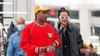 Rihanna & A$AP Rocky share SWEET embrace in New York City