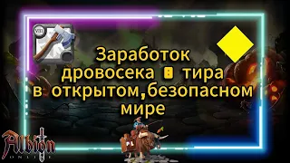 PL | Albion Online | Заработок дровосека 8 тира в безопасном,открытом мире #albiononline #mmorpg